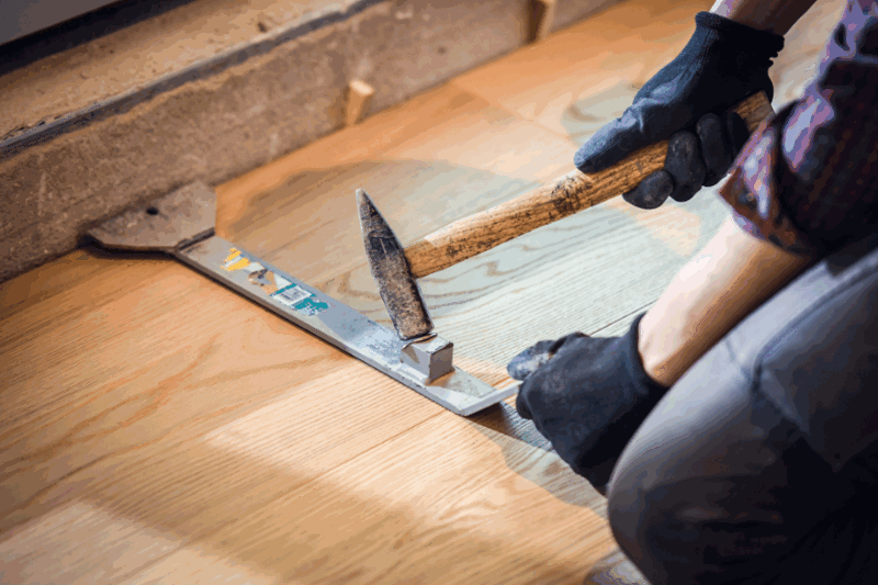 hardwood floor customization - board width and installation patterns 