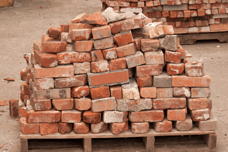 recycling - even bricks can be reused 